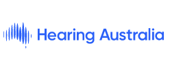hearing australia white logo